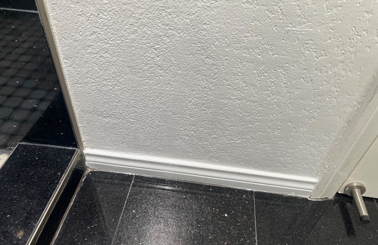 Texture matching drywall repair
